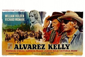 Alvarez Kelly movie posters (1966) wood print