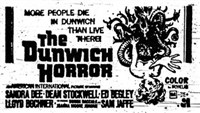 The Dunwich Horror movie posters (1970) tote bag #MOV_1900518