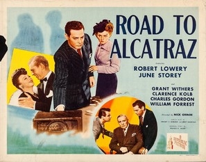 Road to Alcatraz movie posters (1945) wood print