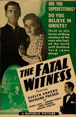 The Fatal Witness movie posters (1945) mug