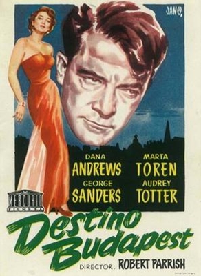 Assignment: Paris movie posters (1952) pillow