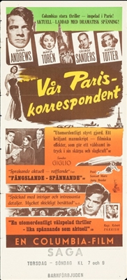 Assignment: Paris movie posters (1952) poster