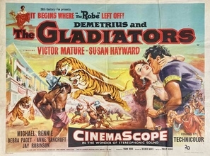 Demetrius and the Gladiators movie posters (1954) tote bag