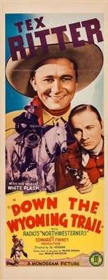 Down the Wyoming Trail movie posters (1939) canvas poster
