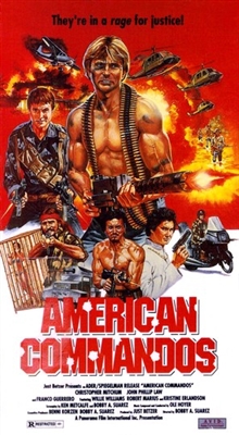American Commandos movie posters (1985) mug