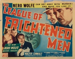 The League of Frightened Men movie posters (1937) wood print