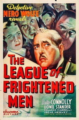 The League of Frightened Men movie posters (1937) wood print