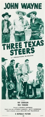 Three Texas Steers movie posters (1939) t-shirt