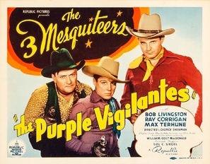 The Purple Vigilantes movie posters (1938) wooden framed poster