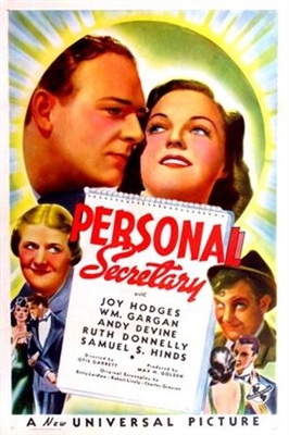 Personal Secretary movie posters (1938) poster with hanger
