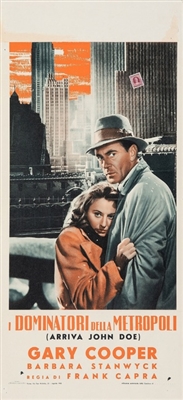 Meet John Doe movie posters (1941) pillow