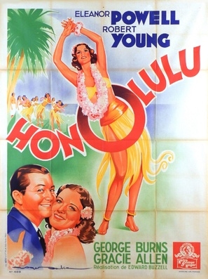 Honolulu movie posters (1939) poster with hanger