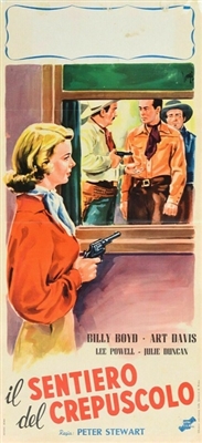 Along the Sundown Trail movie posters (1942) wooden framed poster