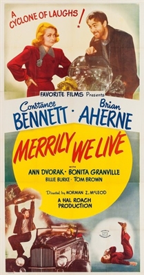 Merrily We Live movie posters (1938) poster
