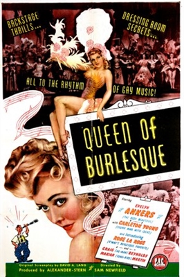 Queen of Burlesque movie posters (1946) wooden framed poster