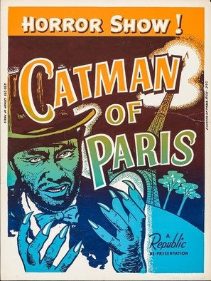 The Catman of Paris movie posters (1946) mug