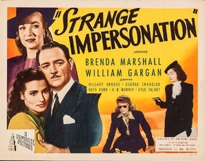 Strange Impersonation movie posters (1946) mug