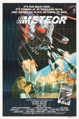 Meteor movie posters (1979) poster with hanger