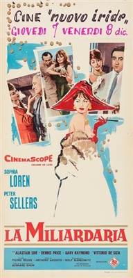 The Millionairess movie posters (1960) wood print
