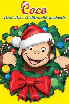 Curious George: A Very Monkey Christmas movie posters (2009) poster with hanger