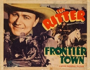 Frontier Town movie posters (1938) poster with hanger