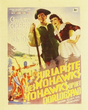 Drums Along the Mohawk movie posters (1939) poster with hanger