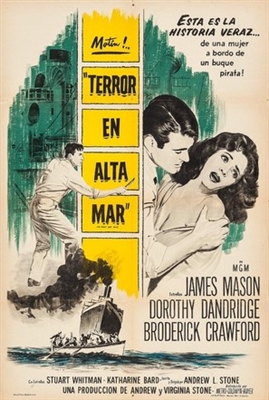 The Decks Ran Red movie posters (1958) tote bag