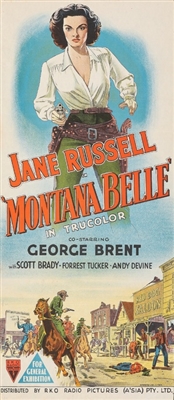 Montana Belle movie posters (1952) Longsleeve T-shirt