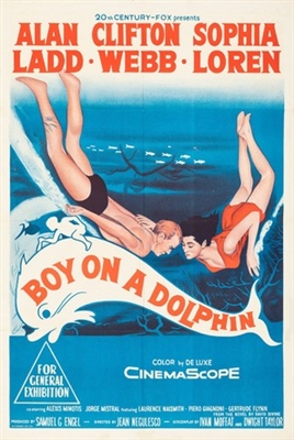 Boy on a Dolphin movie posters (1957) hoodie