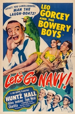 Let's Go Navy! movie posters (1951) wood print