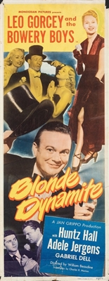 Blonde Dynamite movie posters (1950) wood print