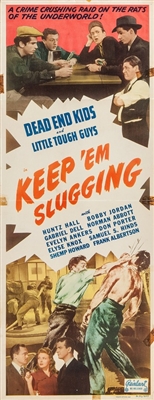 Keep 'Em Slugging movie posters (1943) tote bag