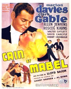 Cain and Mabel movie posters (1936) canvas poster
