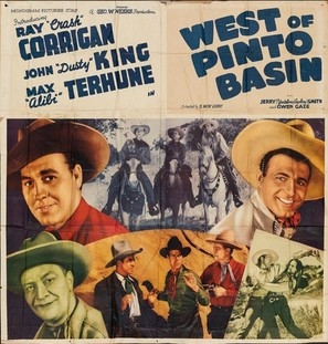 West of Pinto Basin movie posters (1940) metal framed poster