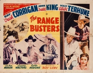 The Range Busters movie posters (1940) wood print