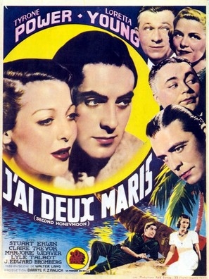 Second Honeymoon movie posters (1937) pillow