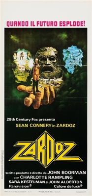 Zardoz movie posters (1974) metal framed poster
