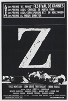 Z movie posters (1969) Tank Top #3657414