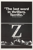 Z movie posters (1969) t-shirt #3657418