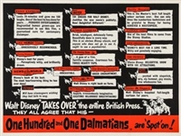 One Hundred and One Dalmatians movie posters (1961) hoodie #3657422