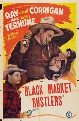Black Market Rustlers movie posters (1943) poster with hanger