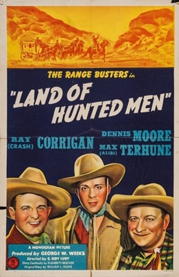 Land of Hunted Men movie posters (1943) canvas poster