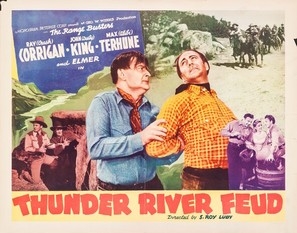 Thunder River Feud movie posters (1942) poster with hanger