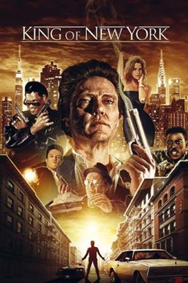 King of New York movie posters (1990) canvas poster