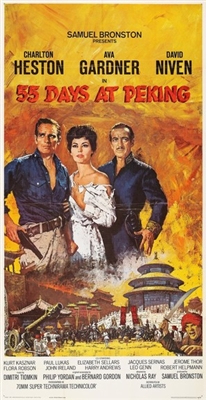 55 Days at Peking movie posters (1963) pillow