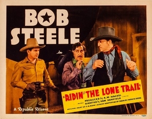 Ridin' the Lone Trail movie posters (1937) poster with hanger