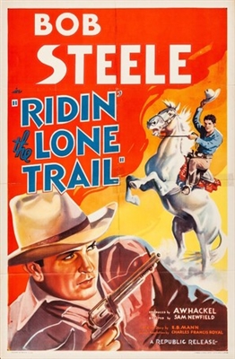 Ridin' the Lone Trail movie posters (1937) tote bag