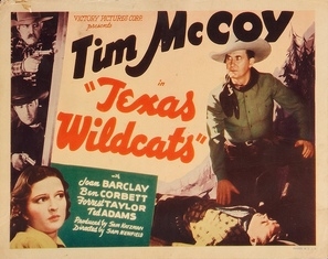 Texas Wildcats movie posters (1939) metal framed poster