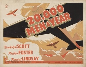 20,000 Men a Year movie posters (1939) wood print