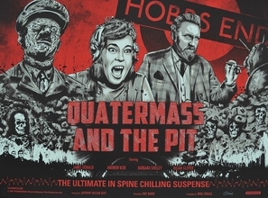 Quatermass and the Pit movie posters (1967) metal framed poster
